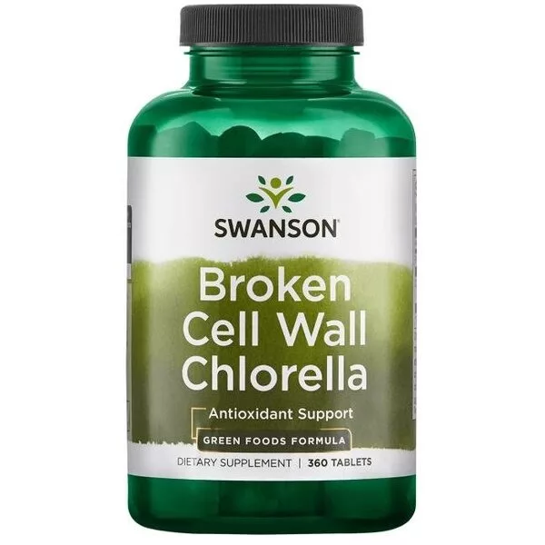 Swanson Chlorella (broken cell wall) 360 tab.