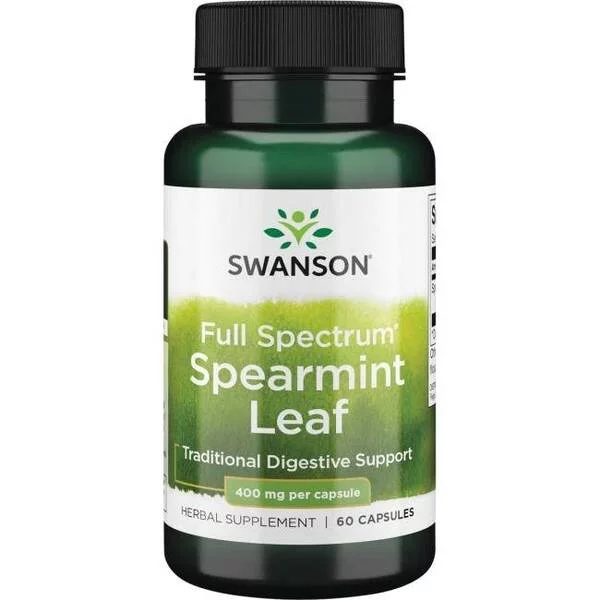 Swanson FS Spearmint leaf 400mg 60caps