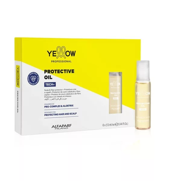 Yellow Professional, olejek ochronny do zniszczonych i wrażliwych włosów, 6x13ml