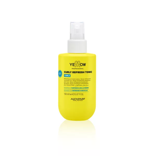 Yellow Professional Curls, odświeżający tonik do włosów kręconych, 150ml