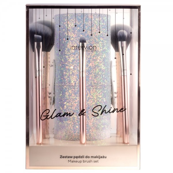 Inter Vion Glam & Shine zestaw pędzli do makijażu z etui
