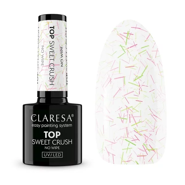 Claresa Top No Wipe Sweet Crush top hybrydowy bez przemywania 5g
