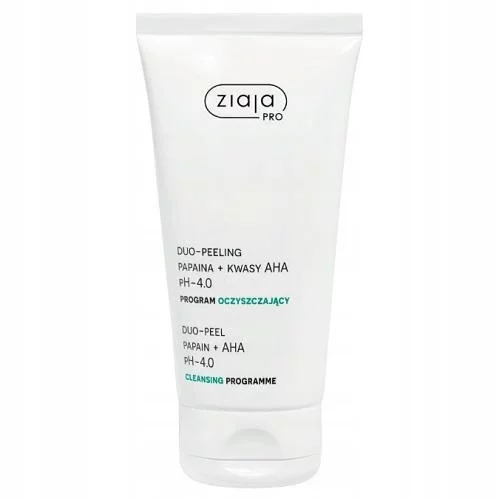 Ziaja Pro Program oczyszczający, duo-peeling papaina + kwasy AHA pH 4.0, 200ml