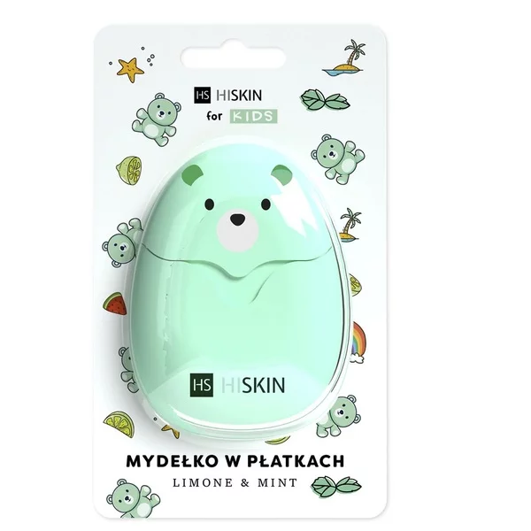 HiSkin Kids mydełko do rąk dla dzieci w płatkach Limone & Mint 50szt.