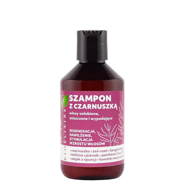 Bioelixire, szampon do włosów słabych i wypadających, 300ml