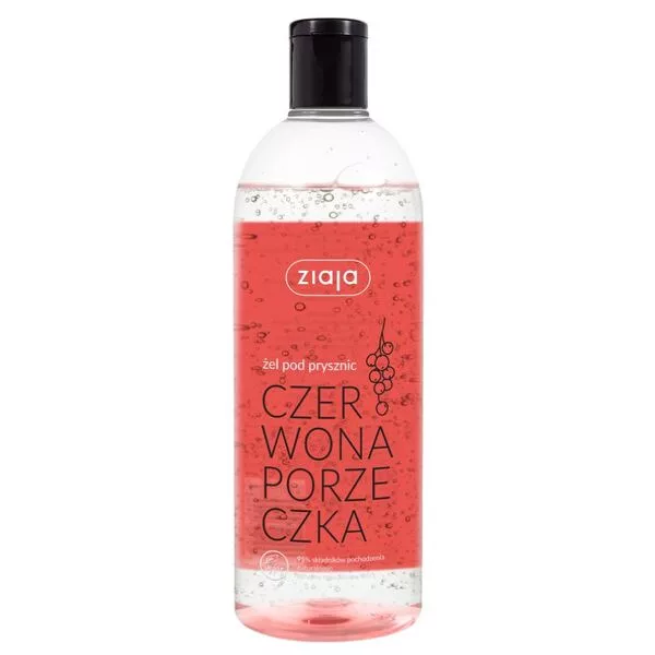 Ziaja, wegański żel pod prysznic, Czerwona Porzeczka, 500ml