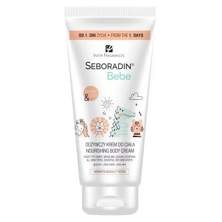Seboradin Bebe, krem odżywczy, ochronny do ciała, 200ml