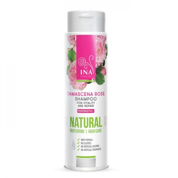 Ina Essentials Naturalny szampon różany do włosów suchych i zniszczonych 200ml