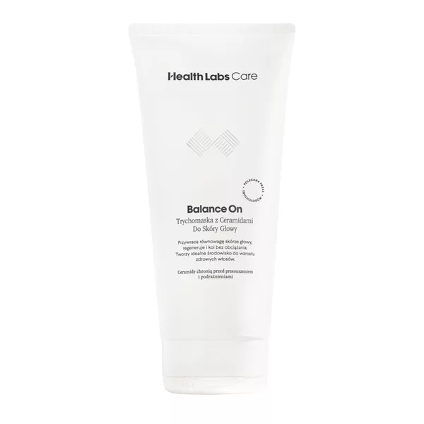 HealthLabs Balance On trychomaska z ceramidami do skóry głowy 200ml