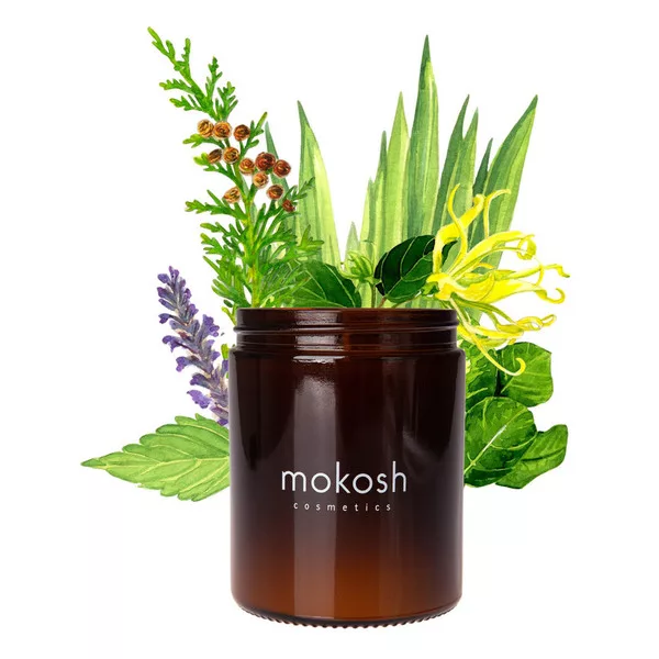 Mokosh, zapachowa świeca sojowa, Orientalny ogród, 140g