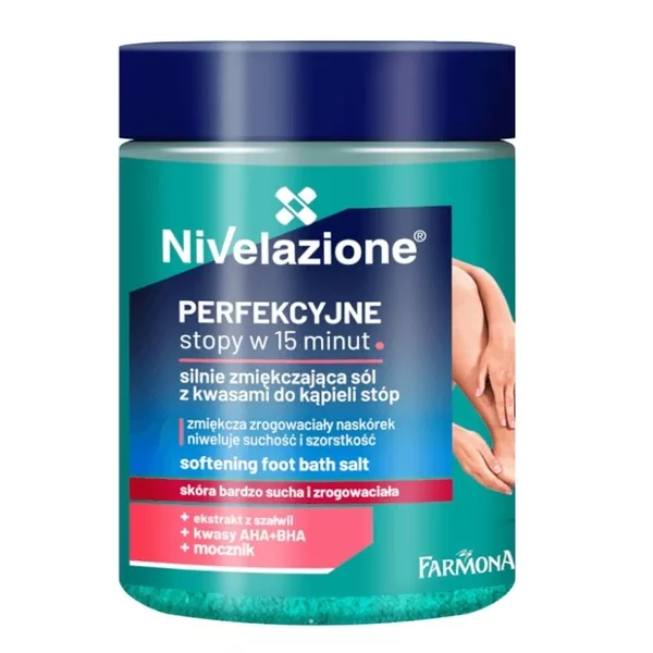 Farmona Nivelazione silnie zmiękczająca sól z kwasami do kąpieli stóp 350g