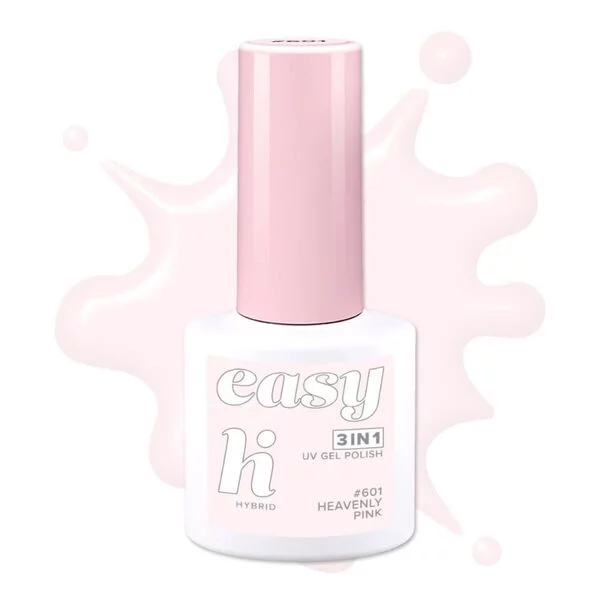 hi hybrid EASY 3in1, lakier hybrydowy, #602 Pink Lemonade, 5ml