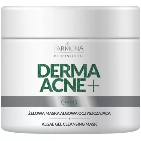 Farmona Professional Algae Mask, Dermaacne+, żelowa maska algowa oczyszczająca do twarzy, 160g