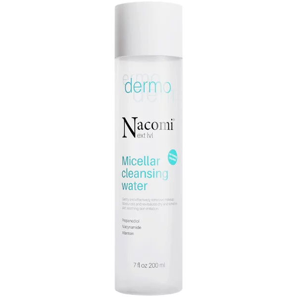 Nacomi Dermo Next Level, płyn micelarny do suchej i wrażliwej skóry, 200ml