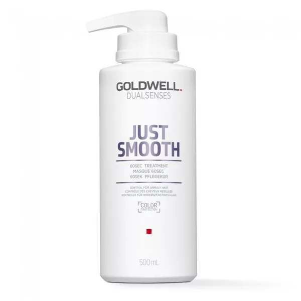 Goldwell Dualsenses Just Smooth, 60-sekundowa kuracja ujarzmiająca, 500ml