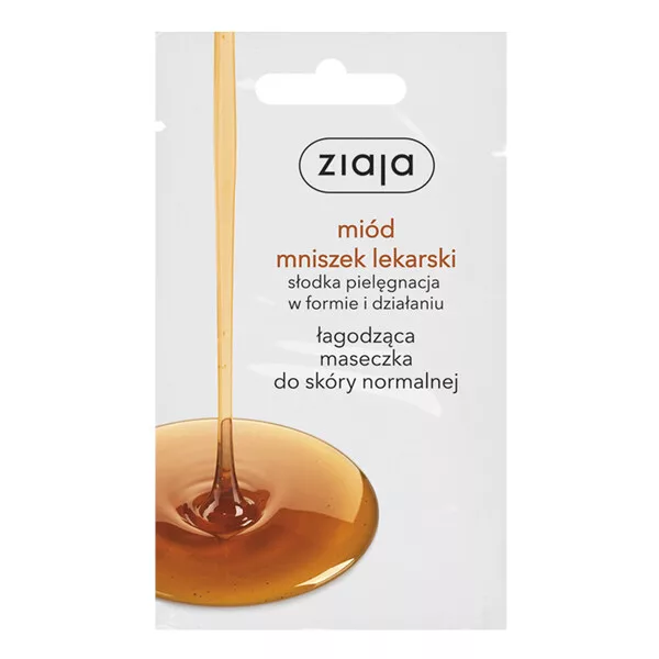 Ziaja, łagodząca maska do twarzy, miód z mniszka lekarskiego, 7ml