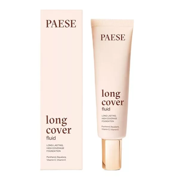 Paese Long Cover Fluid kryjący podkład do twarzy 0.5 Ivory 30ml