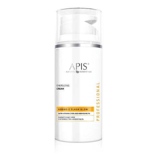 Apis Adeno-C Flash Glow, energetyzujący krem do twarzy z witaminą C i adenozyną, 100ml