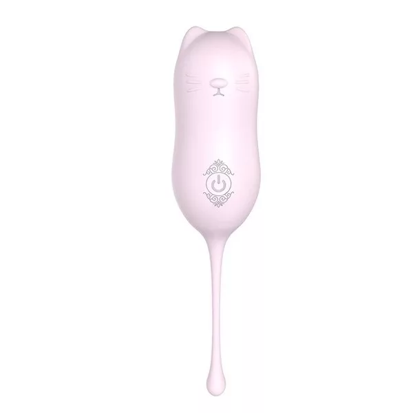 S-Hande Miaou-RTC wibrator zdalnie sterowany z 9 trybami wibracji w kształcie kota Light Pink