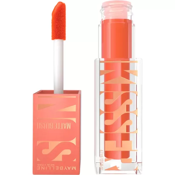 Maybelline New York Sunkisser Blush, róż do policzków w płynie, 34 Peachy Quench, 4,7ml