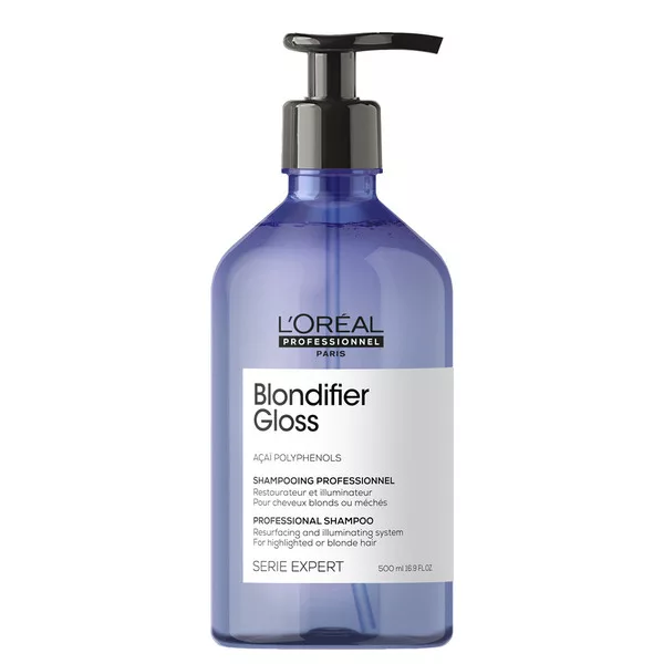 Loreal Blondifier Gloss, szampon nabłyszczający do włosów blond, 500ml