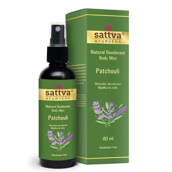 Sattva Natural Deodorant Body Mist naturalny dezodorant w formie mgiełki do ciała Patchouli 80ml (W)