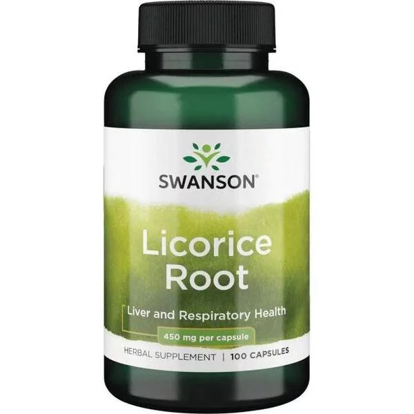 Swanson Licorice ( Lukrecja) 450mg 100caps