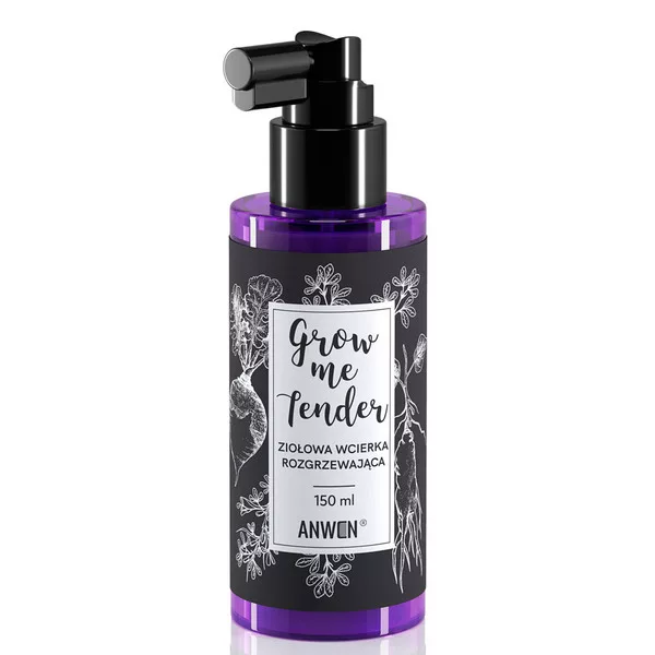 Anwen Grow Me Tender, ziołowa wcierka pobudzająca wzrost włosów, 150ml