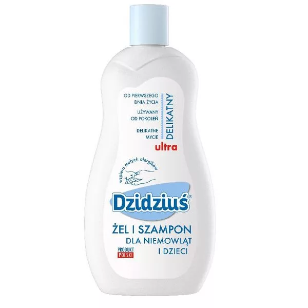 Dzidziuś Ultra delikatny żel i szampon dla niemowląt i dzieci 500ml