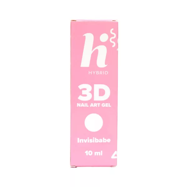 hi hybrid, żel do zdobień 3D, Invisibabe, 10ml