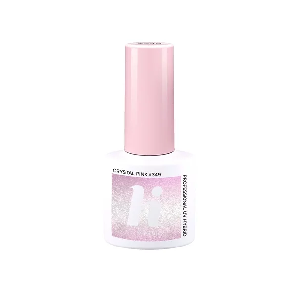 hi hybrid, lakier hybrydowy, 5ml, #349 Crystal Pink