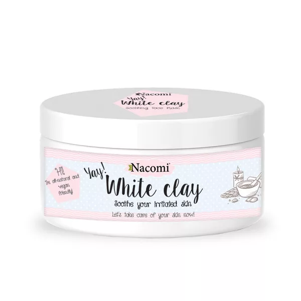 Nacomi, glinka biała, kaolin, 50ml