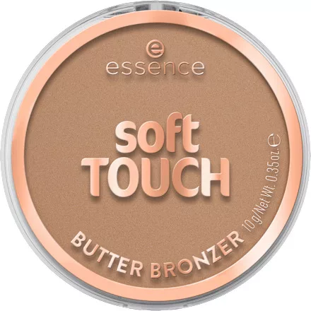 Essence Soft Touch Butter Bronzer, matowy bronzer w pudrze, 10 Whipped Buttercup, 10g