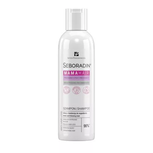 Seboradin Mama Care, szampon zapobiegający wypadaniu włosów dla kobiet w ciąży, 200ml