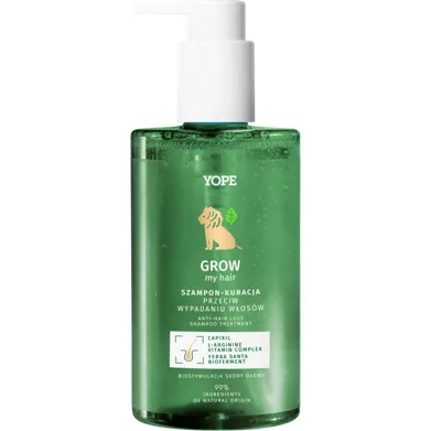 Yope Grow My Hair, szampon kuracja przeciw wypadaniu włosów, 300ml
