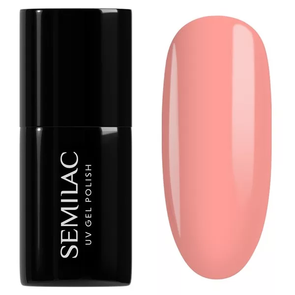 Semilac One Touch Pastels, lakier hybrydowy do paznokci, 971 Peach Please, 7ml