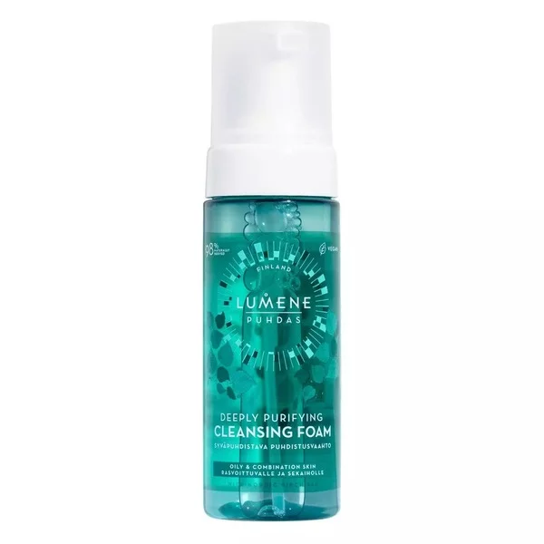 Lumene Puhdas, głęboko oczyszczająca pianka do mycia twarzy, 150ml