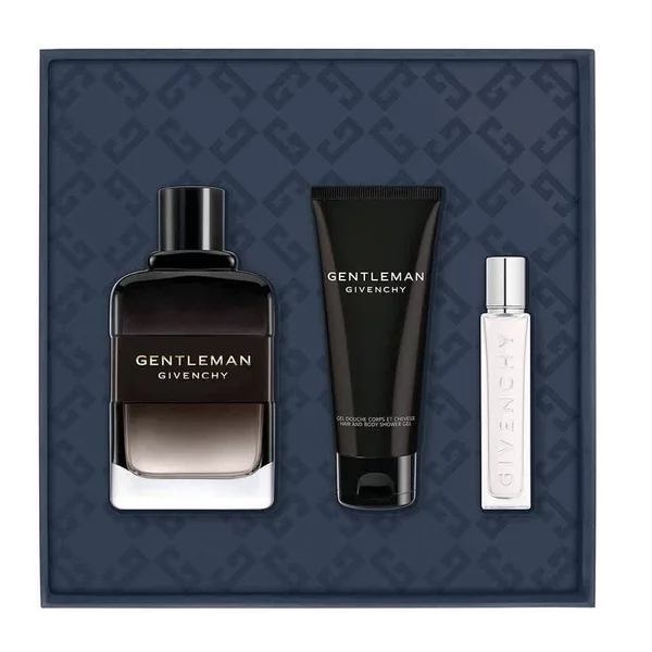Givenchy Gentleman Boisee zestaw upominkowy dla mężczyzn: woda perfumowana 100ml, żel pod prysznic 75ml, mini woda perfumowana 12,5ml