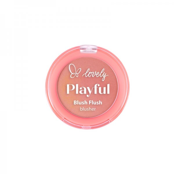 Lovely Playful Blush Flush kremowo-pudrowy róż do policzków 02 Poppy 7g