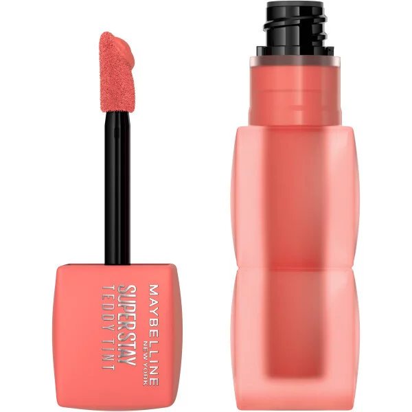 Maybelline New York Teddy Tint, lip tint, pomadka do ust w płynie, 25 Baby Tee, 4ml
