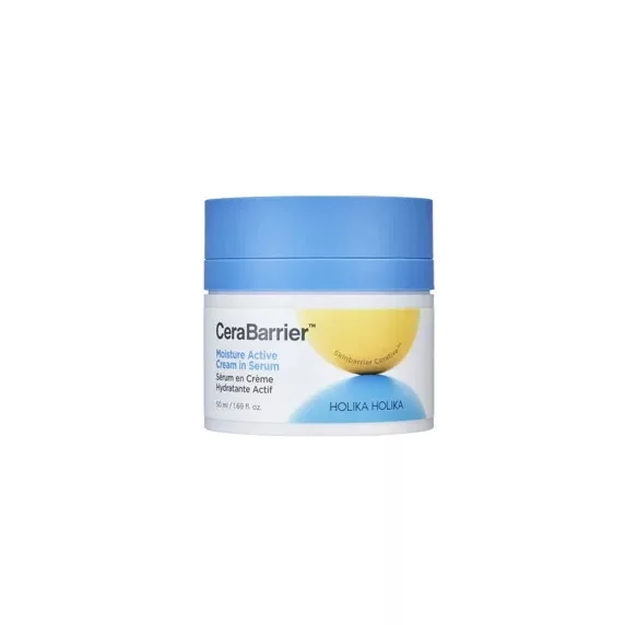 Holika Holika CeraBarrier Moisture Active, nawilżające serum w kremie z ceramidami do twarzy, 50ml