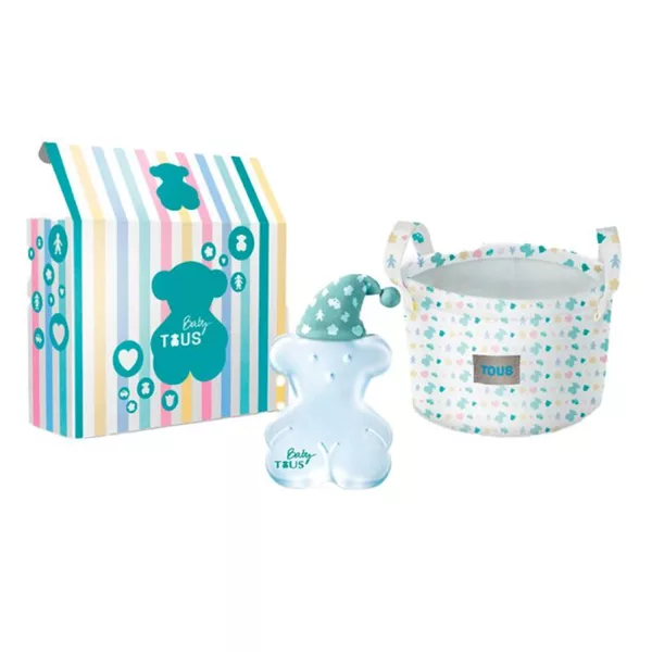 Tous Baby zestaw woda kolońska spray 100ml + kosz łazienkowy (U)