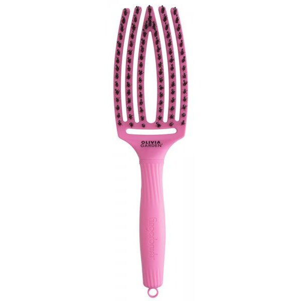 Olivia Garden Fingerbrush Dolce Vita, szczotka do rozczesywania włosów, pink granita