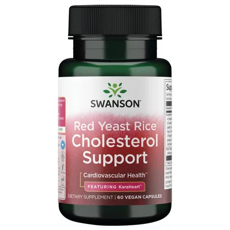 Swanson, Red Yeast Rice Cholesterol Support, suplement diety, 60vcaps, ref.SW1917