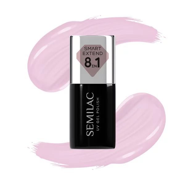 Semilac Smart Extend, lakier hybrydowy, 803 Delicate Pink, 7ml