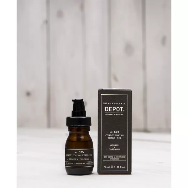 Depot No. 505, olejek odżywczy do brody, imbir&kardamon, 30ml