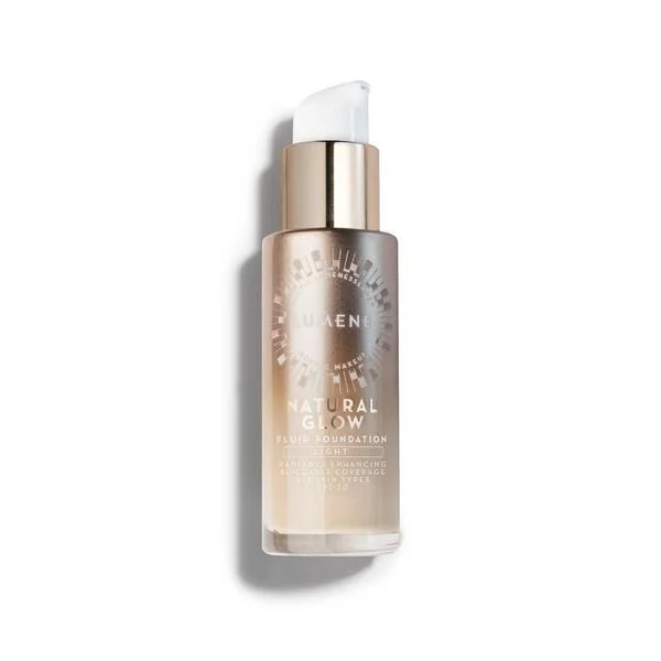 Lumene Natural Glow, lekki podkład rozświetlająco-wygładzający, 30ml, 2 - Light