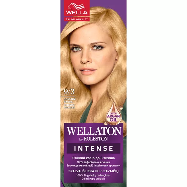 Wella Wellaton by Koleston, farba do włosów, Power Gold Blond, 9/3, 100ml
