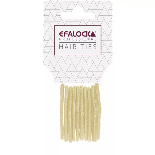 Efalock, gumki do włosów small, blond 10szt., ref. 14102392