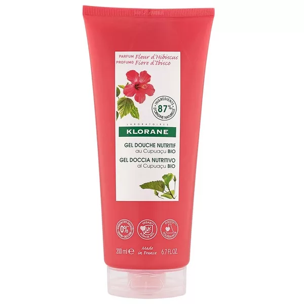 Klorane Nourishing Shower Gel odżywczy żel pod prysznic Fleur d'Hibiscus 200ml